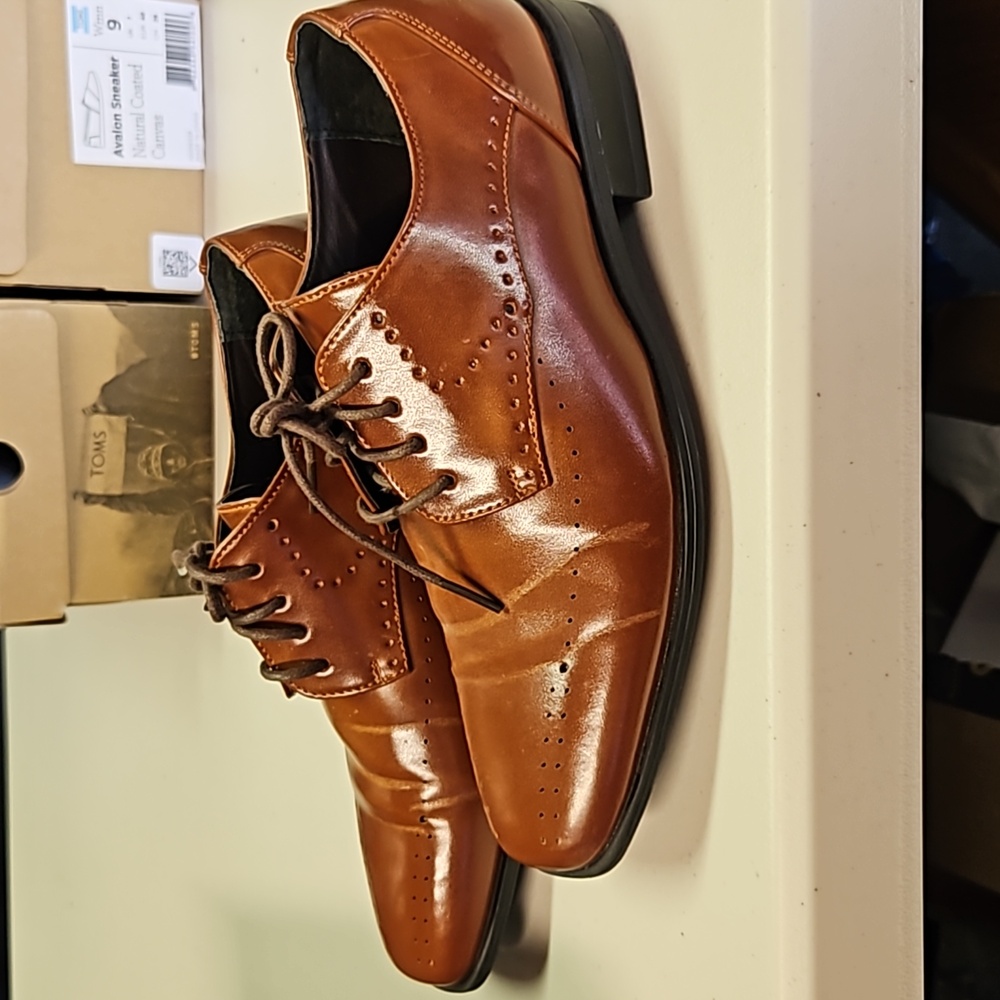 Stacy Adam's Atwell cognac Boys 5m